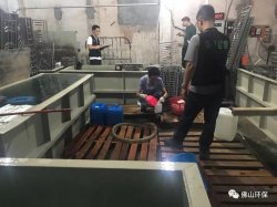 佛山三級環保加公安部門聯合執法查處南海2家汙企，七人被帶走調查